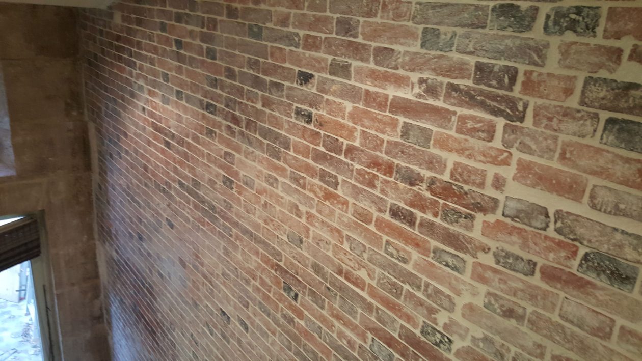 Raviver un mur de briques rouge Texas Bâtiment — free download